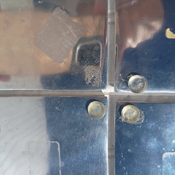 Towle Silversmiths Large Silver Platter Serving Tray with Mother of Pearl Inlay - Picture 7 of 8